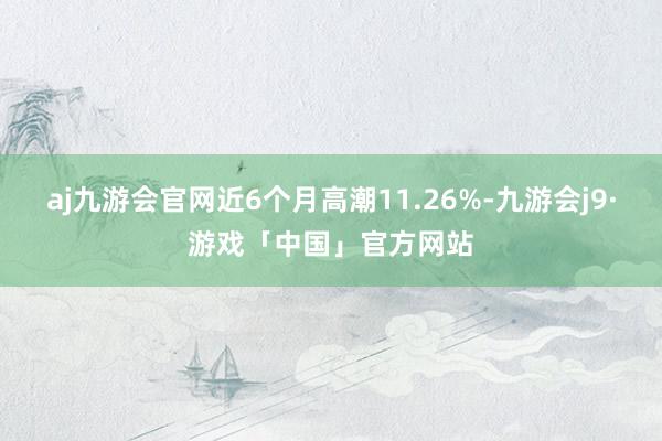 aj九游会官网近6个月高潮11.26%-九游会j9·游戏「中国」官方网站
